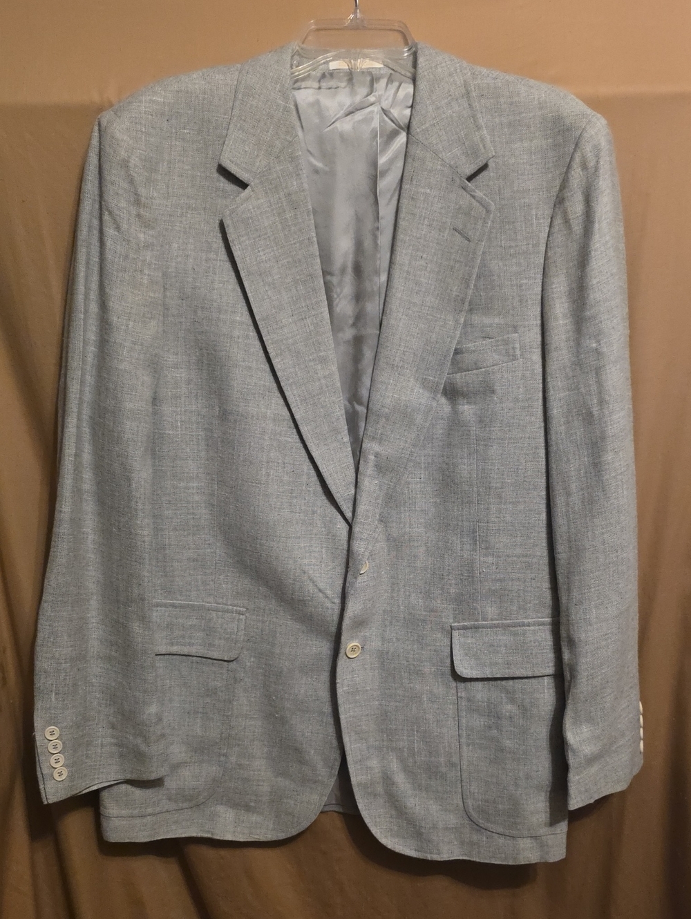 Mens" Gray Tweed Blazer 46R